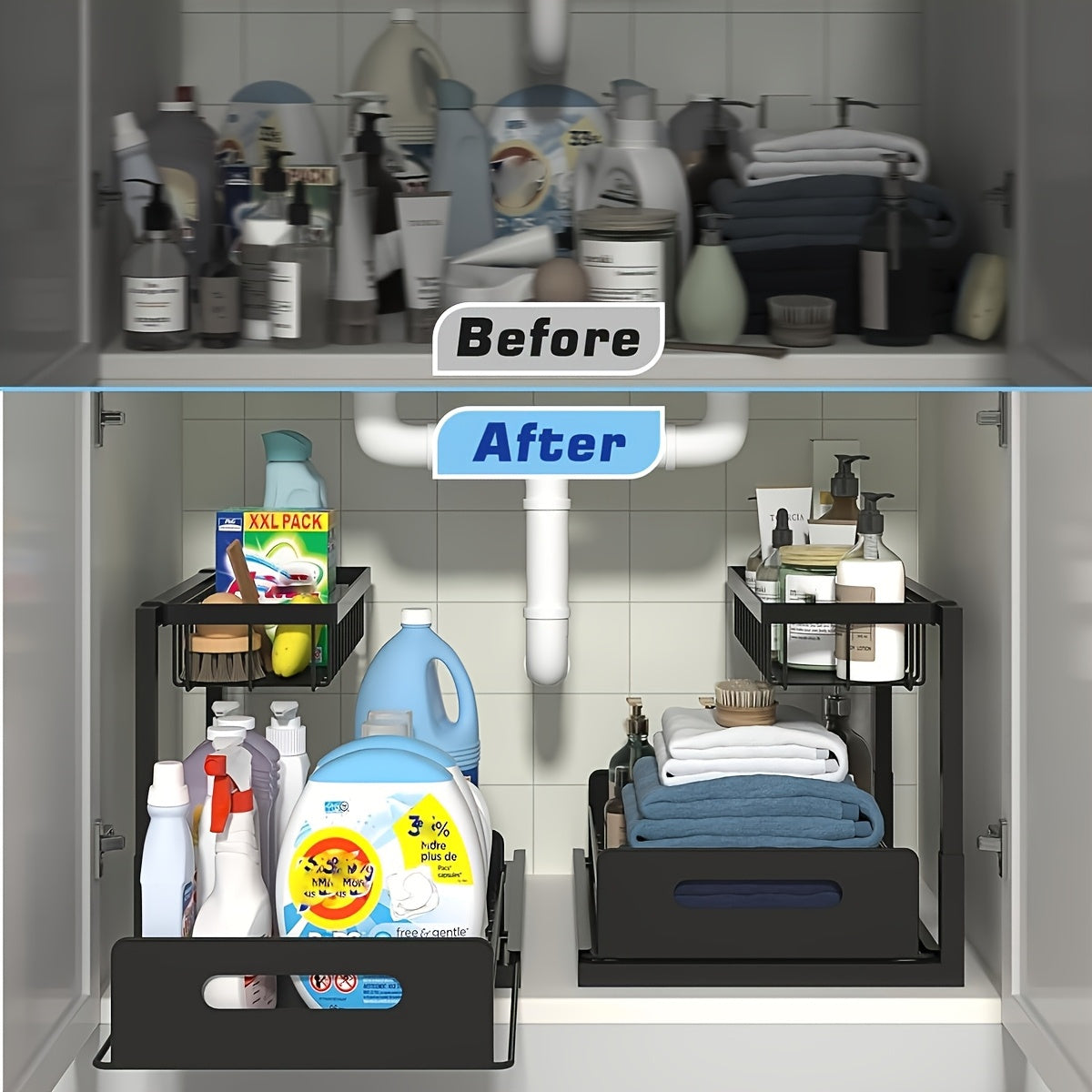 2 Tier Space Saving Organizer