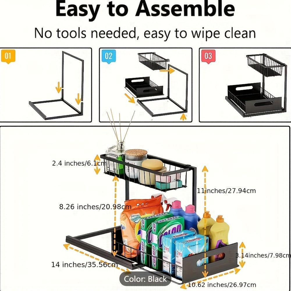 2 Tier Space Saving Organizer